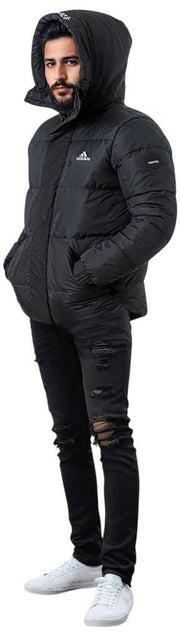 Helvetica Mountain Pioneers Kurtka parka z kapturem Barnes - czarna