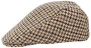 Płaski kaszkiet Dents Blashford Tweed - brązowy