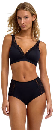 Biustonosz Falke Delicate Touch High Apex - Czarny