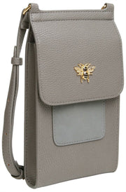 Torba przez ramię Alice Wheeler London Mini Bloomsbury – łupkowoszary