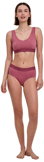Dwupak hipsterskich fig Falke Daily Comfort – czerwony