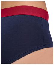 Dwupak hipsterskich fig Falke Daily Comfort Print - czarno-czerwony