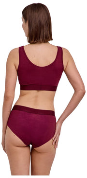 Dwupak biustonosza z gorsetem Falke Daily Comfort – czerwony
