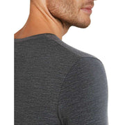 Falke Daily ClimaWool V-Neck T-Shirt - Dark Grey Heather