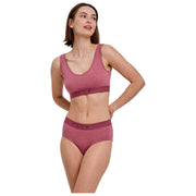 Dwupak biustonosza z gorsetem Falke Daily Comfort – czerwony