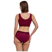 Dwupak biustonosza z gorsetem Falke Daily Comfort – czerwony