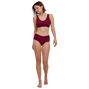Dwupak biustonosza z gorsetem Falke Daily Comfort – czerwony