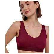 Dwupak biustonosza z gorsetem Falke Daily Comfort – czerwony