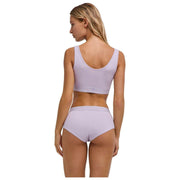 Dwupak biustonosza z gorsetem Falke Daily Comfort – różowo-różowy/fioletowy