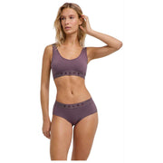 Dwupak biustonosza z gorsetem Falke Daily Comfort – różowo-różowy/fioletowy