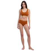 Dwupak hipsterskich fig Falke Daily Comfort – różowy/pomarańczowy