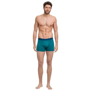 Dwupak bokserek Falke Daily Comfort z nadrukiem - turkusowy