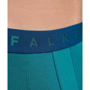 Dwupak bokserek Falke Daily Comfort z nadrukiem - turkusowy