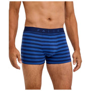 Bokserki Falke Daily Comfort w paski - królewski błękit