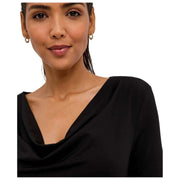 Krótkie body Falke Daily Drape - czarne