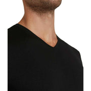 Falke Daily Natural V-Neck T-Shirt - Black