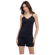 Top na ramiączkach Falke Delicate Touch - czarny
