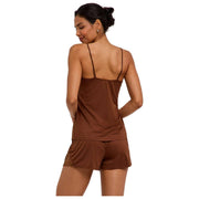 Top na ramiączkach Falke Delicate Touch - Deer Brown