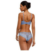 Biustonosz Falke Delicate Touch High Apex - niebieska stal
