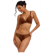Biustonosz Falke Delicate Touch High Apex - Deer Brown