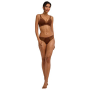 Biustonosz Falke Delicate Touch High Apex - Deer Brown
