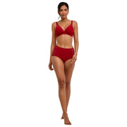Majtki Falke Delicate Touch ze średnim stanem - Ventimiglia Red