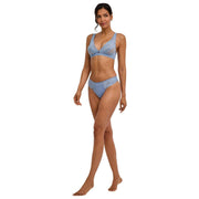Stringi Falke Delicate Touch - niebieska stal