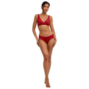 Trójkątny biustonosz Falke Delicate Touch - Ventimiglia Red