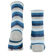 Falke Dopamine Stripe Socks - Artic Grey