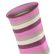 Falke Dopamine Stripe Socks - Hibiscus Purple