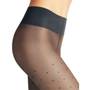 Falke Dot Vitalize 20 Denier Tights - Graphite Grey