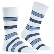 Falke Marina Stripe Socks - White