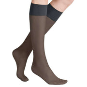 Falke Pure Matt 20 Denier Knee High Tights - Graphite Grey