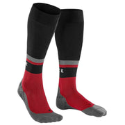 Falke RU Compression Energy Running Knee-High W2 Socks - Black/Scarlet Red