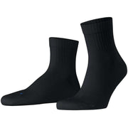 Falke Run Rib Short Socks - Black