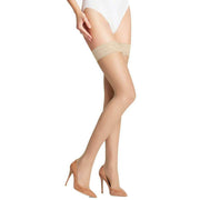 Falke Shelina 12 Denier Stay Up Stockings - Champagne White