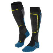 Falke SK2 Intermediate Skiing Knee-High Socks - Black