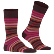 Falke Tinted Stripe Socks - Ingle Red