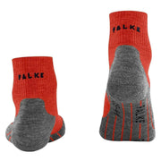 Falke TK5 Hiking Trekking Short Socks - Electric Orange