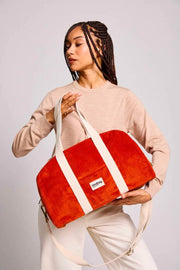 Torba do kręgli Hindbag Charlie - aksamitna ceglasta pomarańcza