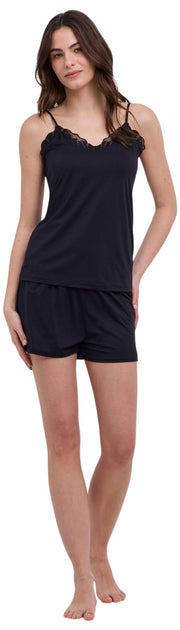 Top na ramiączkach Falke Delicate Touch - czarny