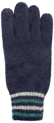 Rękawiczki Dents Salcombe Rib Knit - granatowe