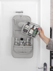 Stackers Średnia wisząca kosmetyczka – Pebble Grey