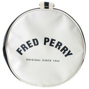 Fred Perry Classic Barrel Bag - Navy/Ecru Cream