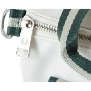 Fred Perry Mini Classic Barrel Bag - Ecru Cream/Night Green