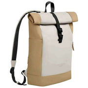 Gaston Luga Plecak Splash Rolltop 16" - Latte Brown/Cloud Cream