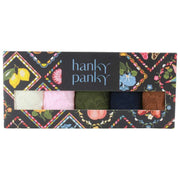 Hanky Panky Signature Lace – 5 par stringów z niskim stanem – Marshmallow/Bliss/Boysenberry/Granatowy/Macchiato