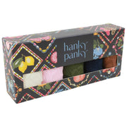 Hanky Panky Signature Lace – 5 par stringów z niskim stanem – Marshmallow/Bliss/Boysenberry/Granatowy/Macchiato