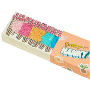 Hanky Panky Signature Lace Original Rise Matchbox 5 par stringów - Różowy Wodny Róż/Neapol/Imbir/Niebieski Seafoam