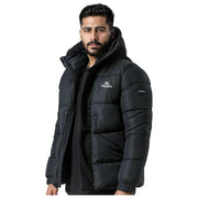 Helvetica Mountain Pioneers Kurtka parka z kapturem Barnes - czarna